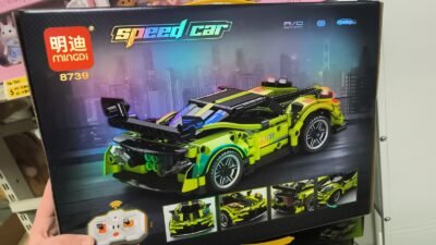 Auto de bloques armables con control remoto Speed Car
