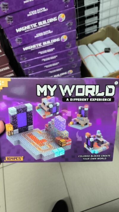 Set de bloques magnéticos My World