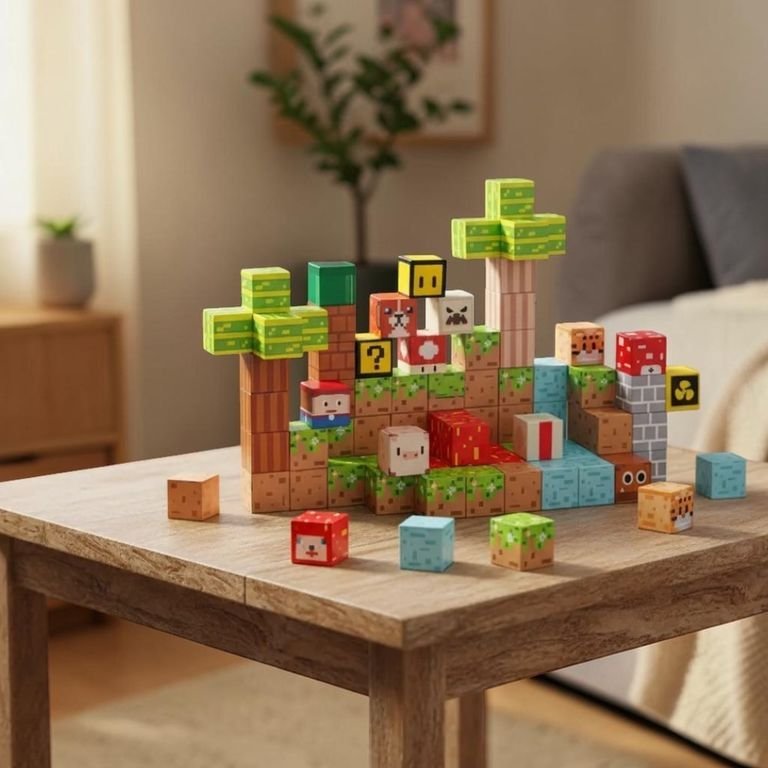Set de construcción My World estilo Minecraft - Imagen 5
