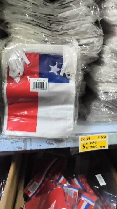 Banderines chile colgantes 10 metros