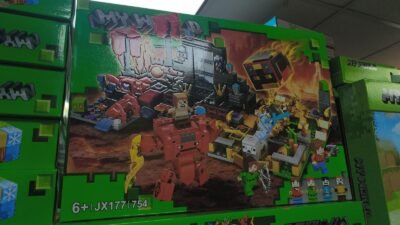 Set de bloques armables estilo Minecraft