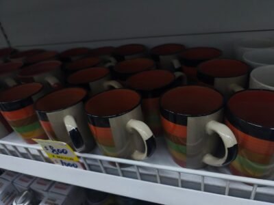 Tazas Rayadas Multicolor