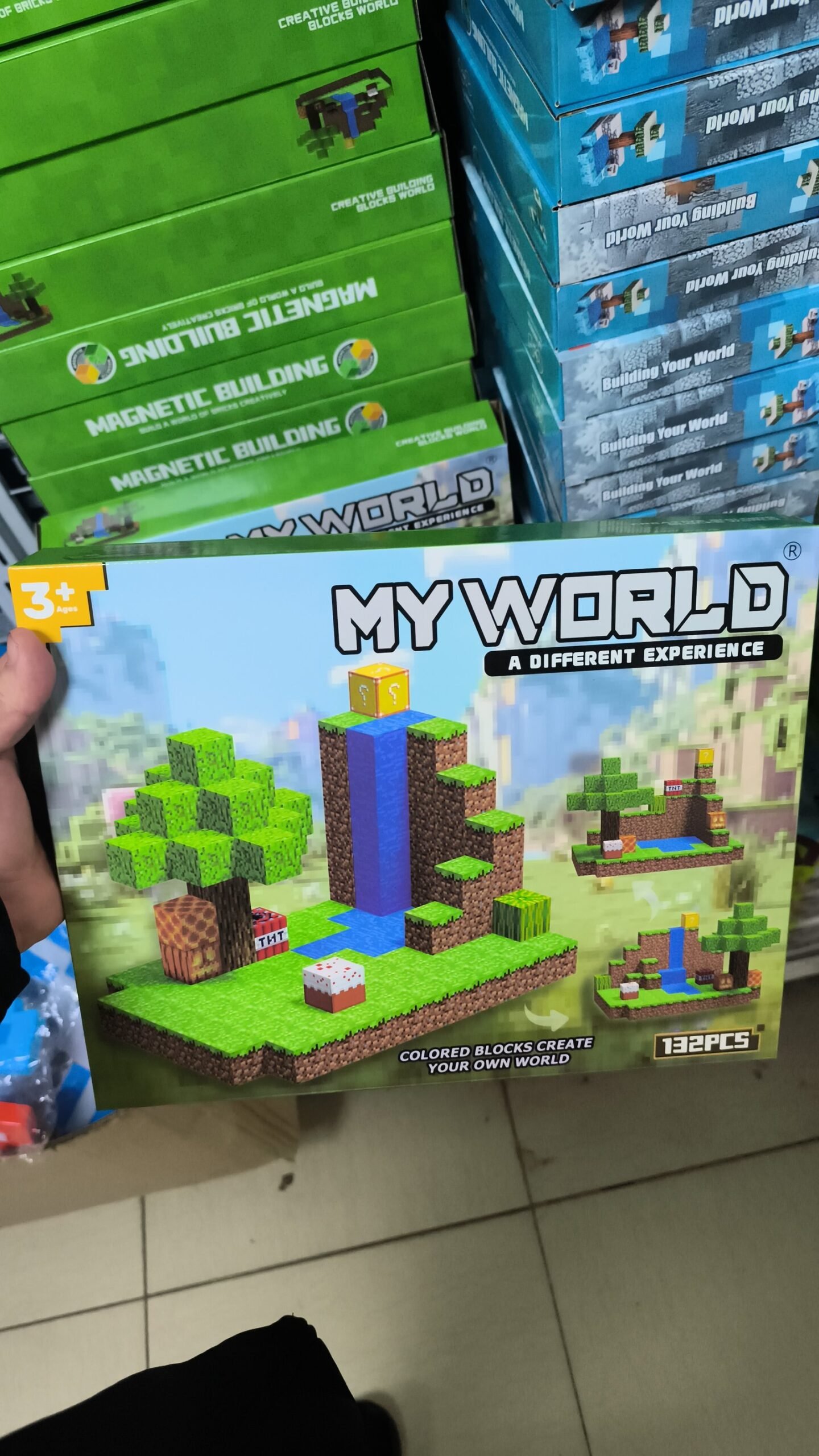 Bloques de construcción My World tipo Minecraft