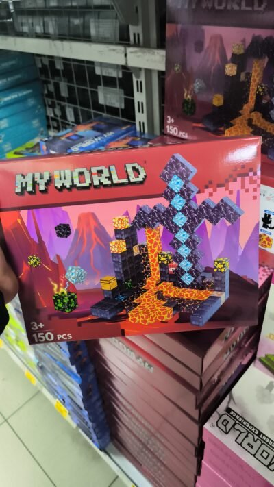 Set de bloques construcción My World (estilo Minecraft)