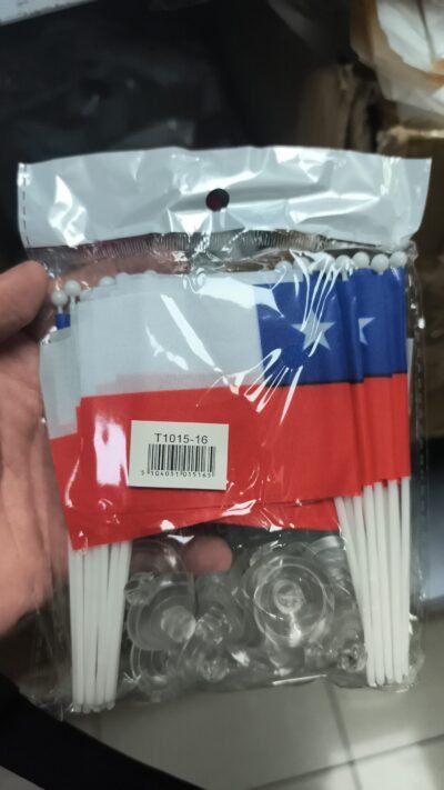 Banderines de Chile con palo
