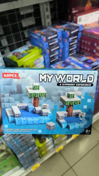 Bloques armables My World estilo Minecraft