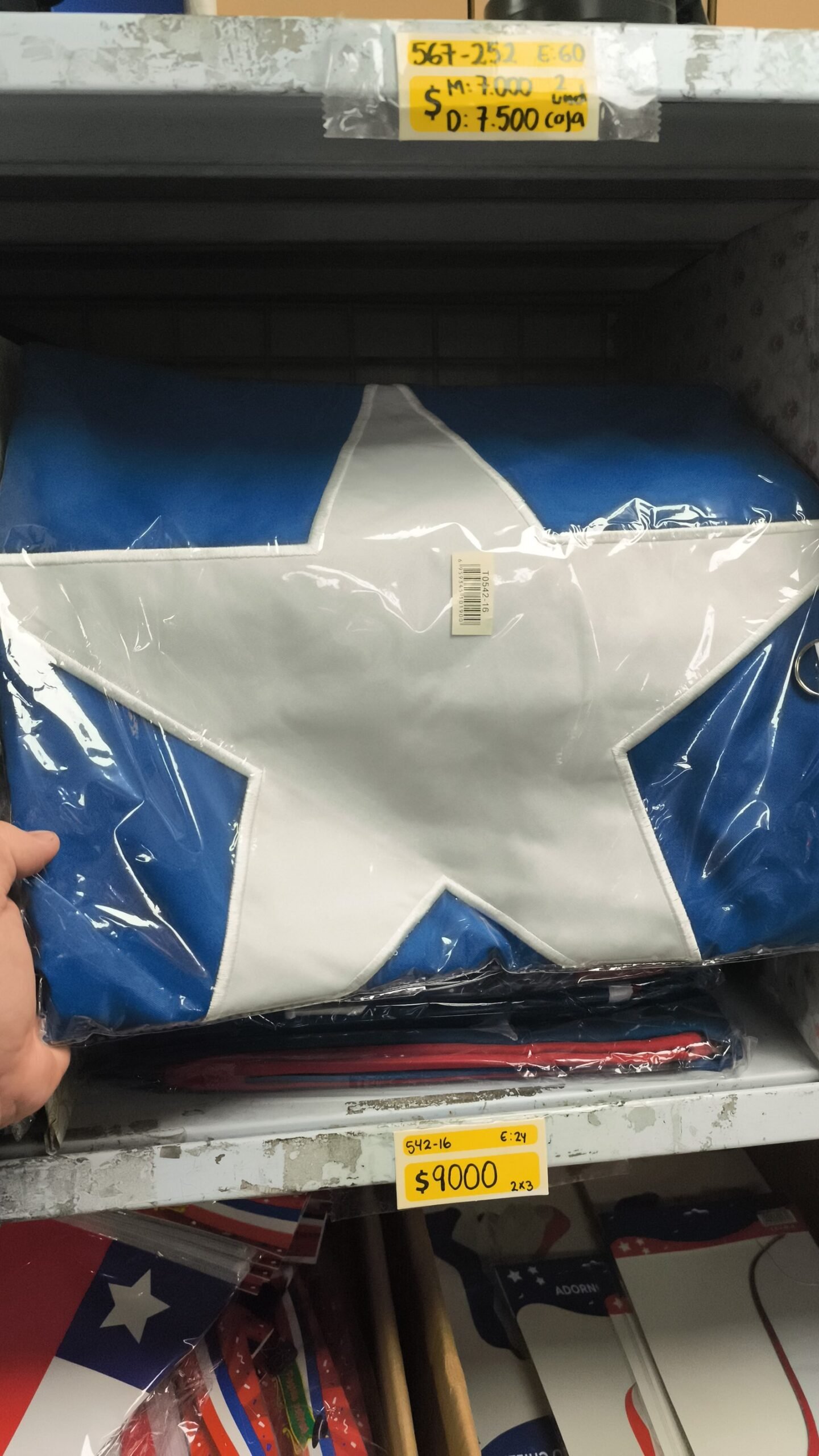 Bandera de chile 2x3 metros