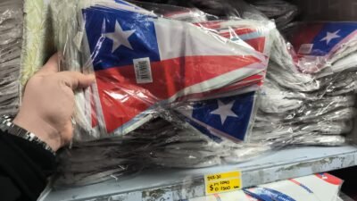 Bandera colgante triángulo 5 metros