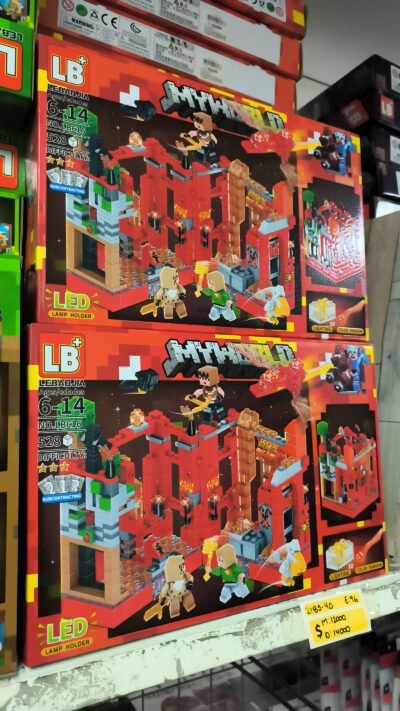 Set de bloques construcción Myworld estilo Minecraft