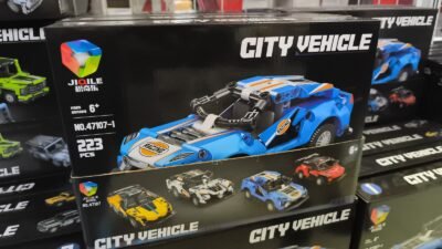 Auto de bloques armables City Vehicle Racing