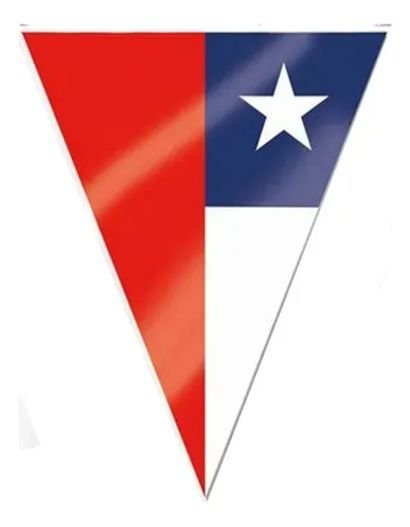 Banderines triángulo de tela 5 M - Imagen 5