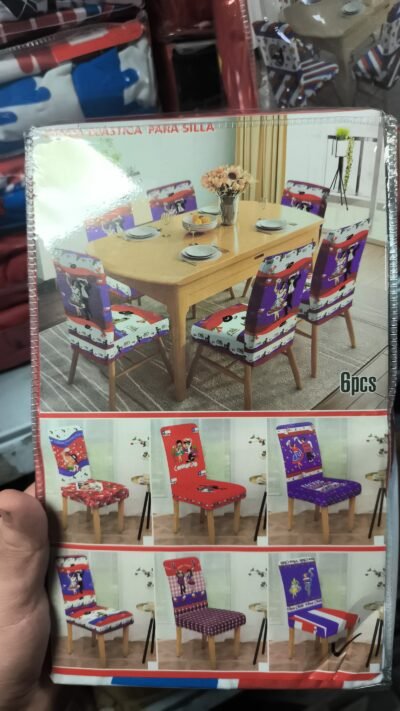 Funda elástica para silla motivo Fiestas Patrias