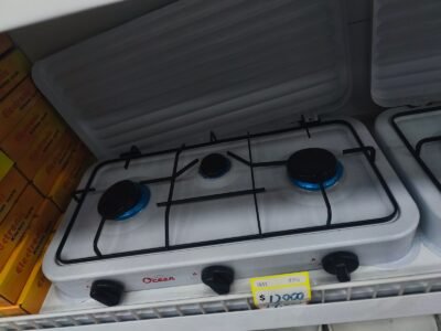 Cocina a Gas 3 Hornillas Ocean