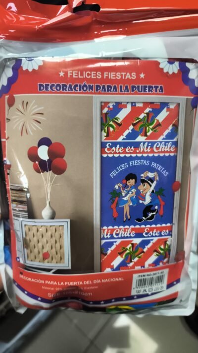 Decoración para puerta Fiestas Patrias