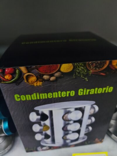 Condimentero Giratorio Acero Inoxidable