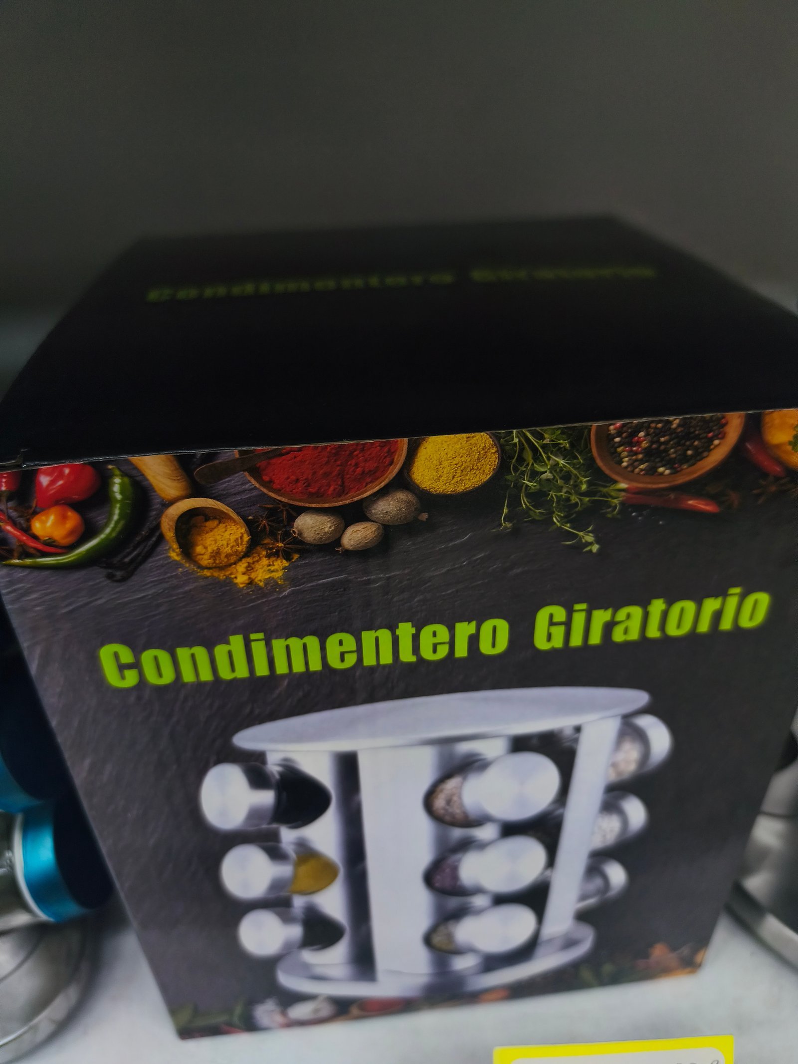 Condimentero Giratorio Acero Inoxidable